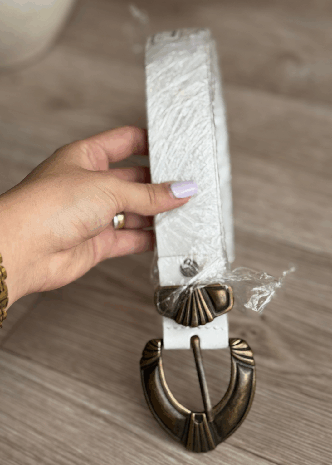 CORREA COLOR BLANCO - CLASICA