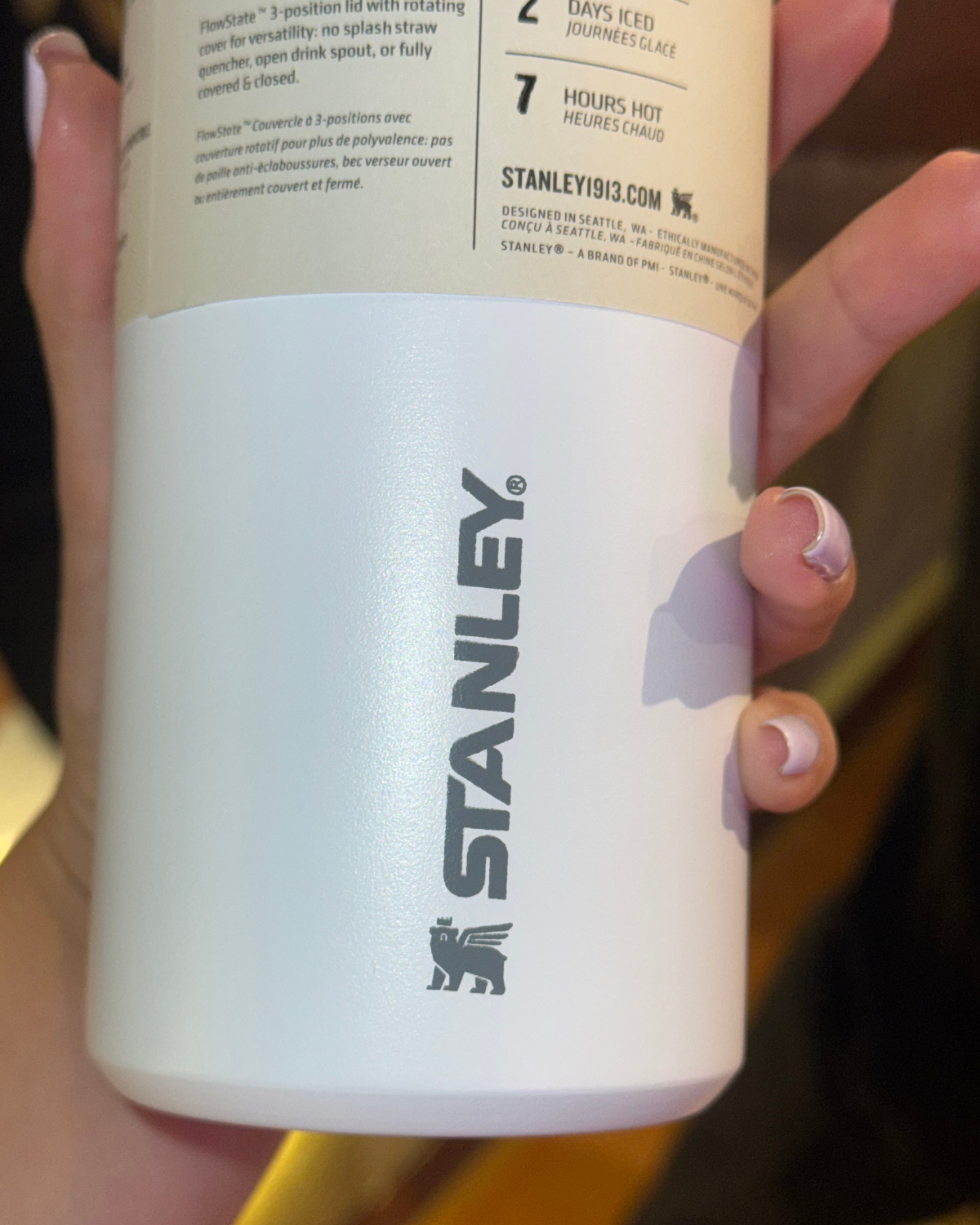 TERMO STANLYE - COLOR BLANCO - Imagen 2